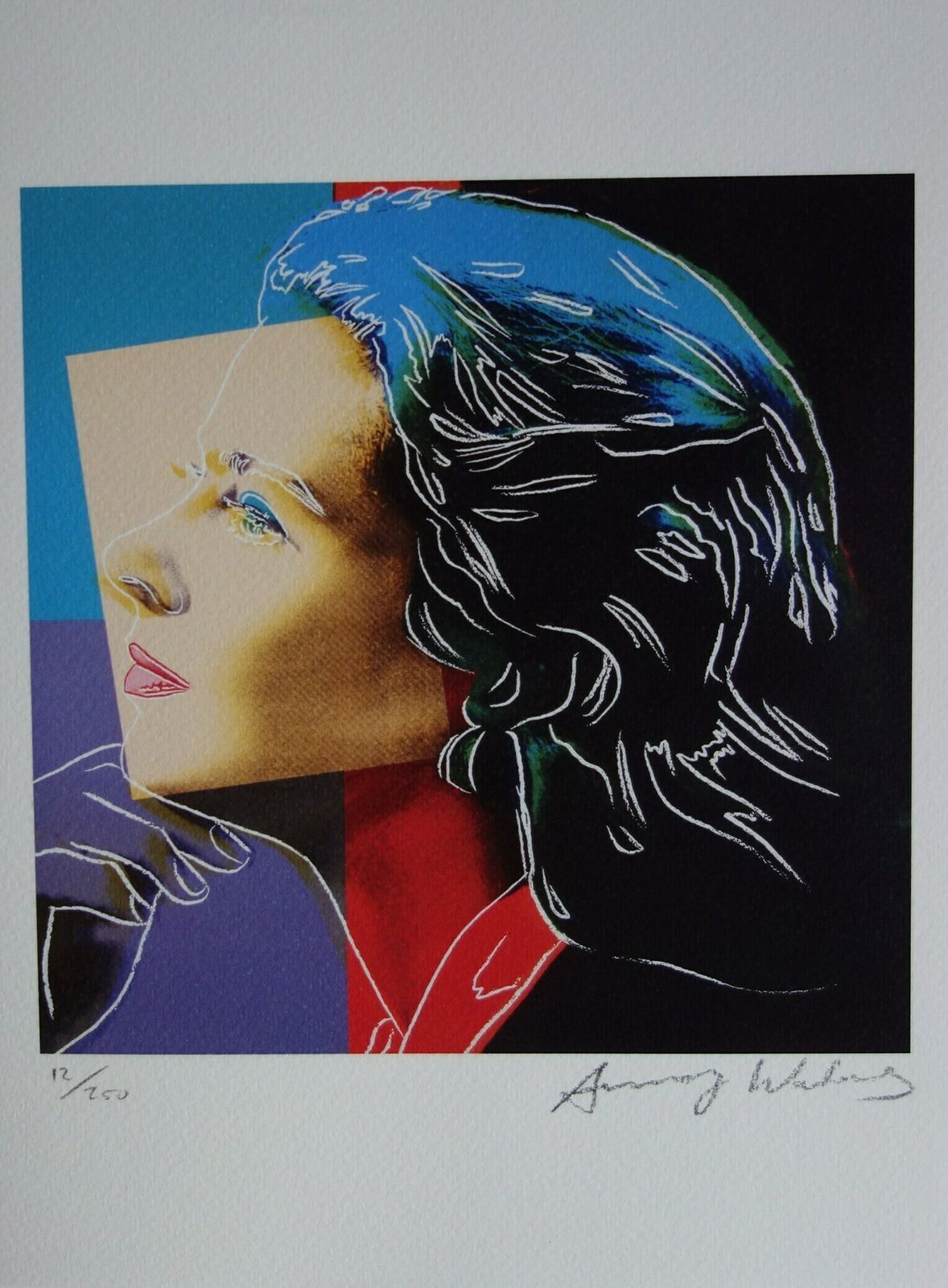 Fine Pop Art Limited Edition Print – Celebrity Portrait Series, Andy Warhol, Signed & Numbered