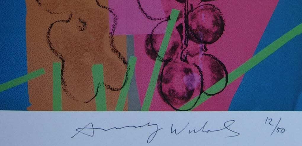 Fine Pop Art Limited Edition Print – Fruit, Andy Warhol, Stamp Signed & Numbered photo 192.0