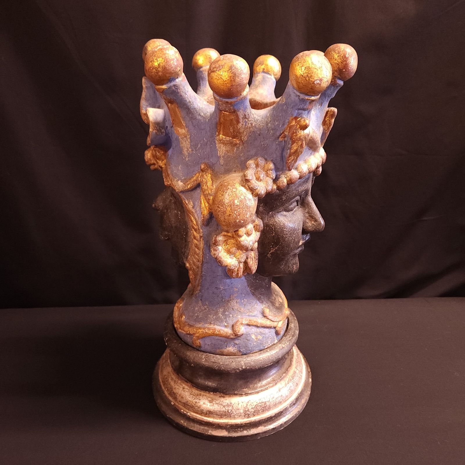 Italian, Antique Moro Kings/Queens Head, Circa 1820/1830 photo 1995.0