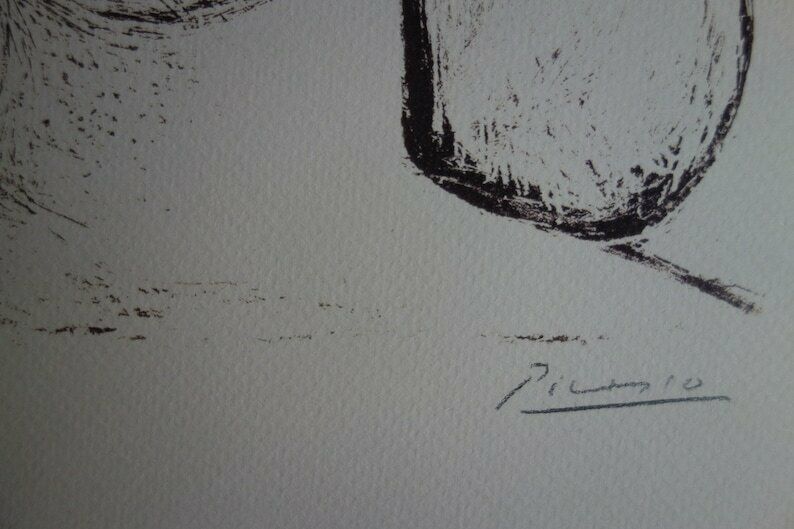 Fine Cubist Limited Edition Print   Buste De Femme, Pablo Picasso, Hand Signed & Stamped photo for sale