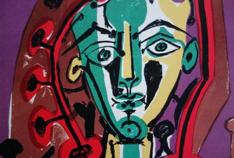 Fine Cubist Limited Edition Print   Buste De Femme, Pablo Picasso, Hand Signed & Stamped photo buy