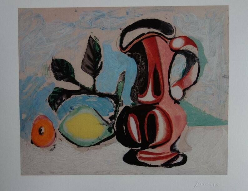 Fine Cubist Limited Edition Print – Still Life, Pablo Picasso, Signed & Numbered