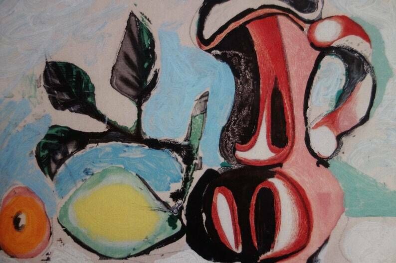 Fine Cubist Limited Edition Print – Still Life, Pablo Picasso, Signed & Numbered photo for sale