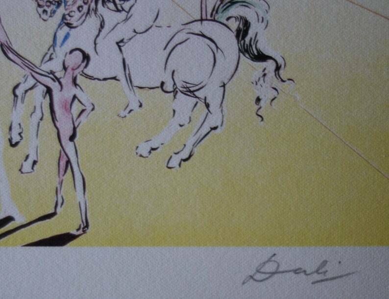 Fine Surrealist Limited Edition Print, Salvador Dali, Signed & Numbered In Pencil photo Art