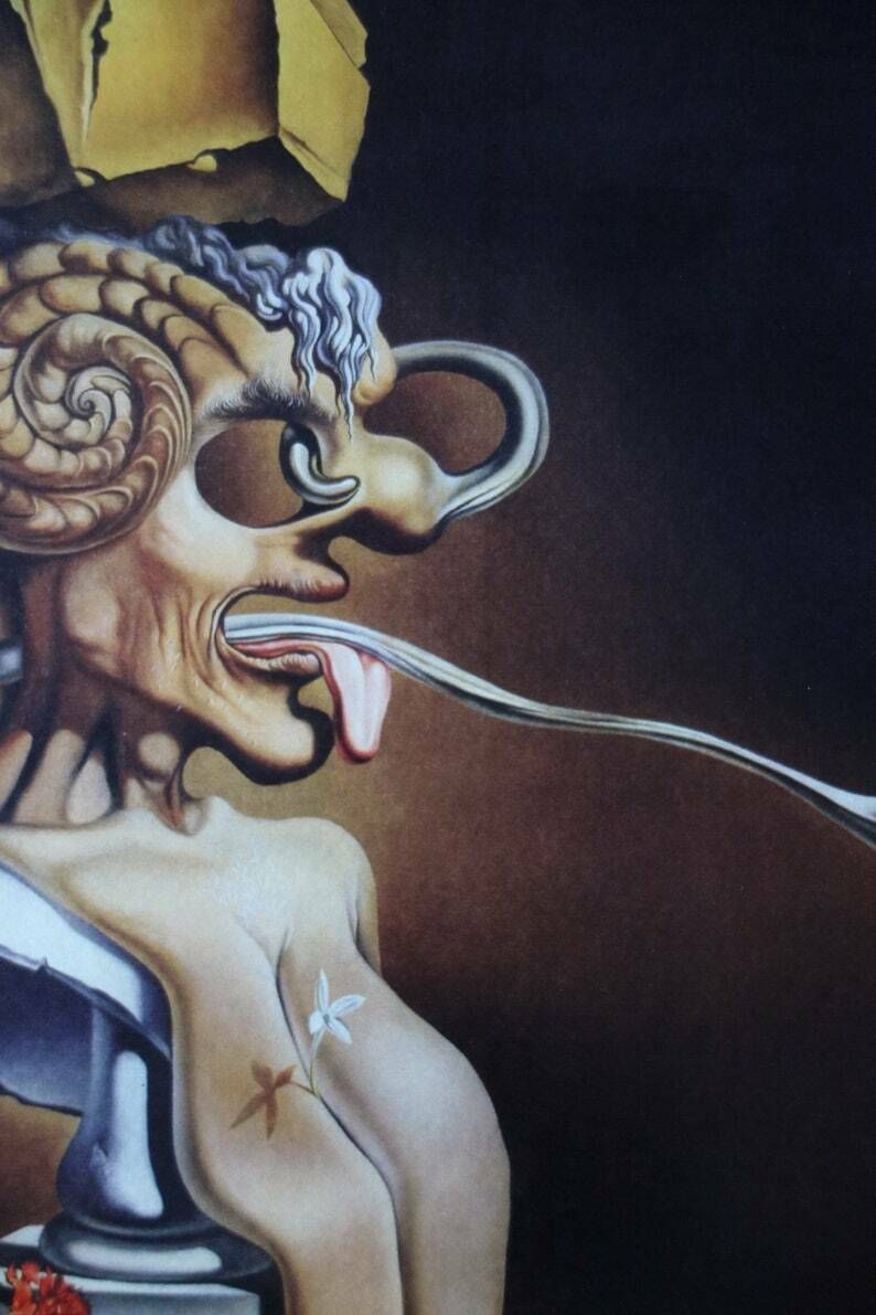 Fine Surrealist Limited Edition Print, Salvador Dali, Signed & Numbered photo furniture