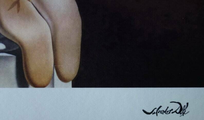 Fine Surrealist Limited Edition Print, Salvador Dali, Signed & Numbered photo for sale