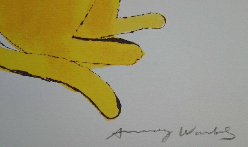 Fine Pop Art Limited Edition Print   Illustration   Cat, Andy Warhol, Signed, Numbered & Stamped With Estate Stamp photo Art