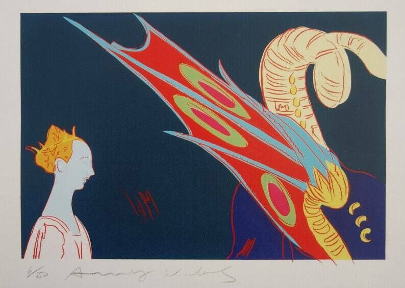 Fine Pop Art Limited Edition Print, Old Master Renaissance, Andy Warhol, Signed & Numbered