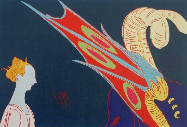 Fine Pop Art Limited Edition Print, Old Master Renaissance, Andy Warhol, Signed & Numbered photo furniture