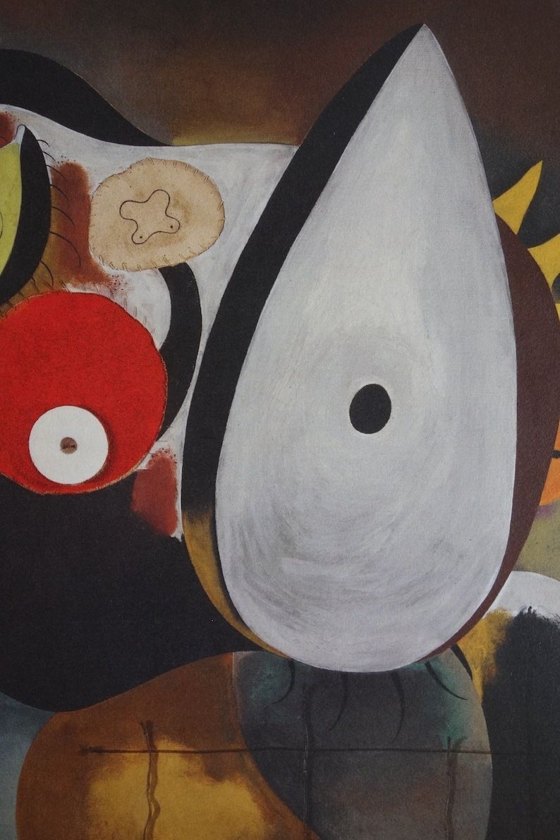 Fine Surrealist Limited Edition Print, Joan Miro, Signed & Numbered photo for sale