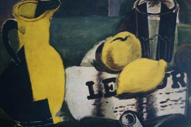Fine Cubist Limited Edition Print – Still Life, Georges Braque, Signed & Numbered photo for sale
