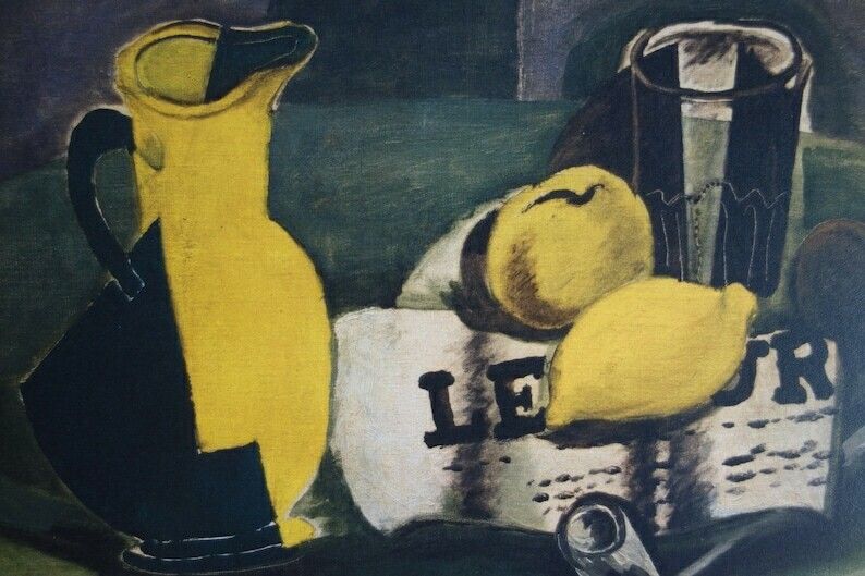 Fine Cubist Limited Edition Print – Still Life, Georges Braque, Signed & Numbered photo Art