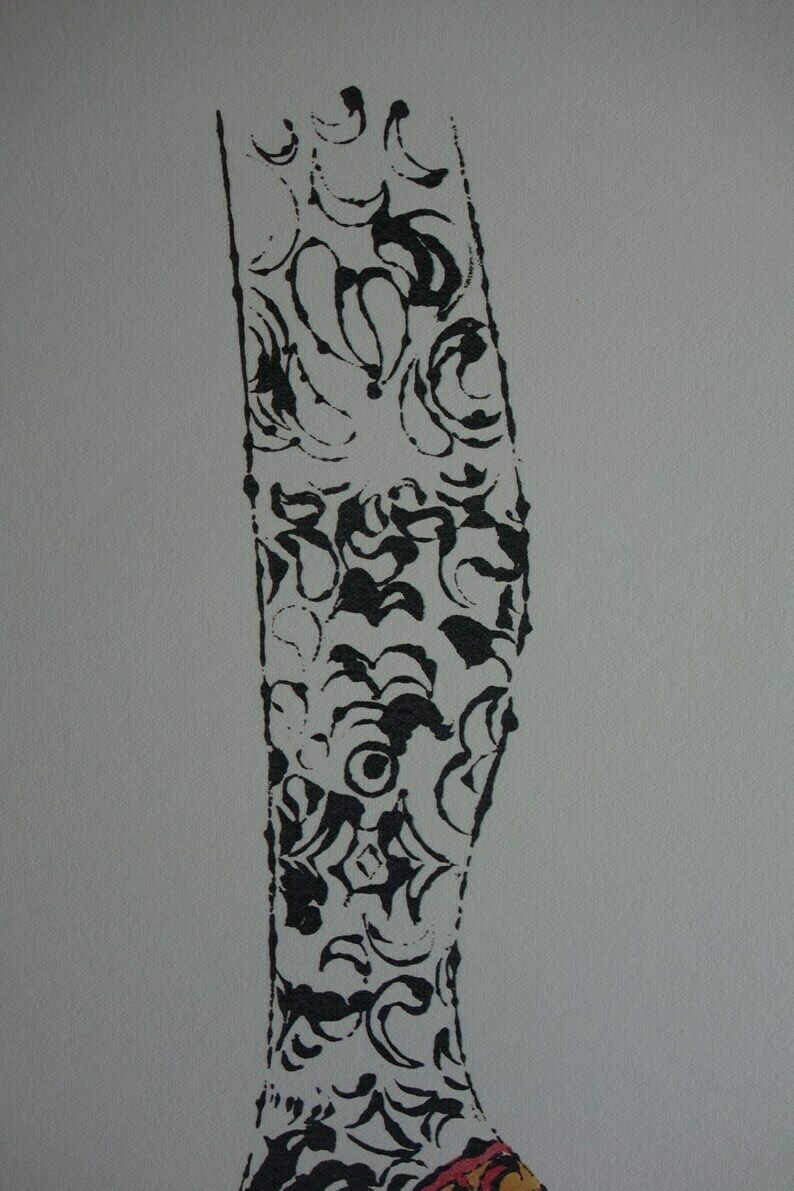 Fine Pop Art Limited Edition Illustration Print   Shoe, Andy Warhol, Signed, Numbered & Stamped photo for sale