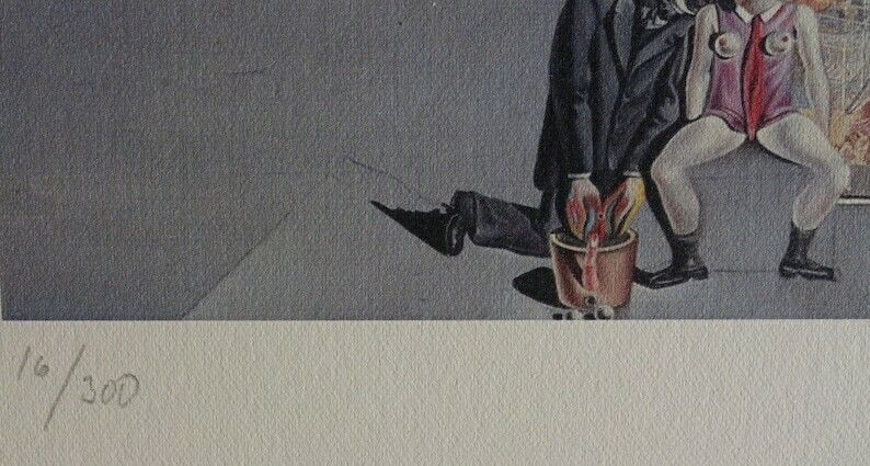 Fine Surrealist Limited Edition Print, Salvador Dali, Signed & Numbered In Pencil photo Art