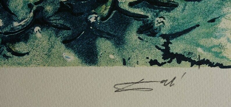 Fine Surrealist Limited Edition Print, Horse, Salvador Dali, Signed & Numbered In Pencil photo for sale
