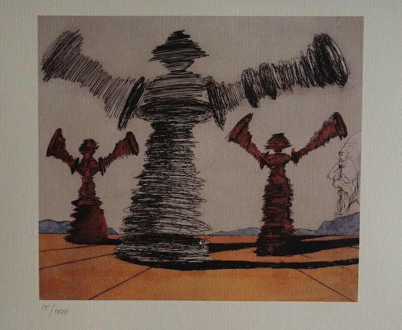 Fine Surrealist Limited Edition Print, Salvador Dali, Signed & Numbered In Pencil