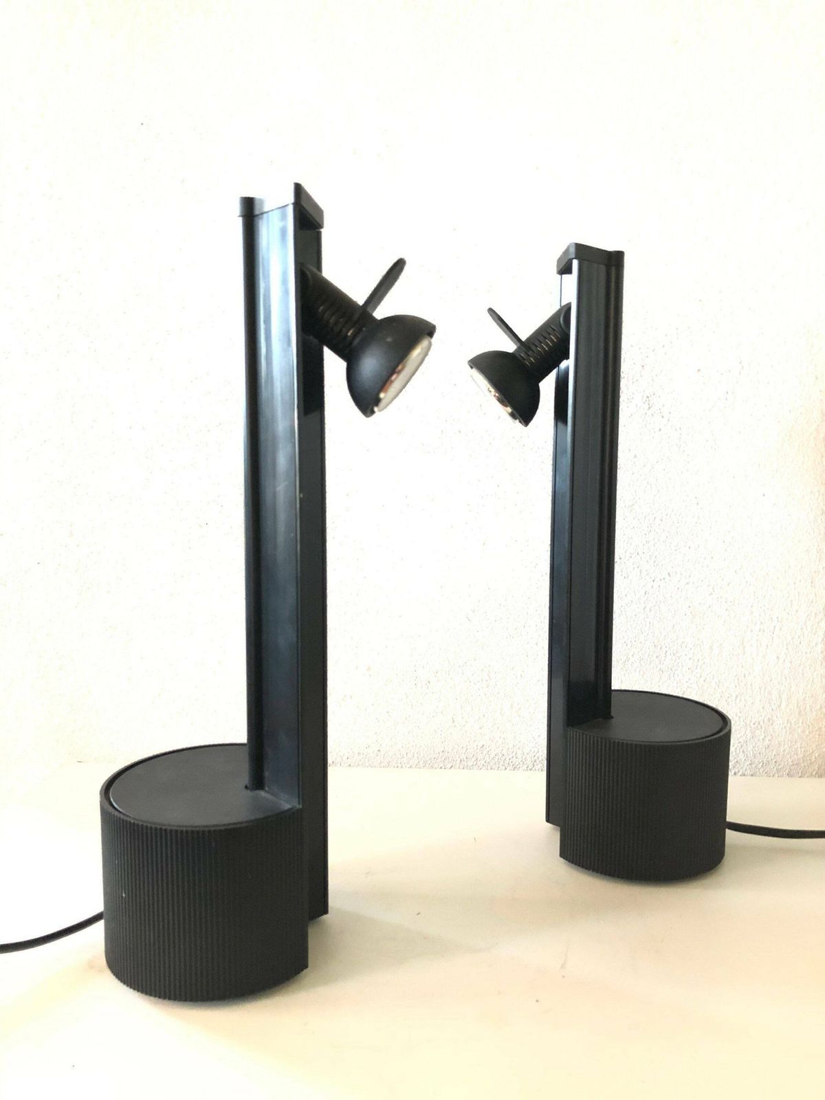 Pair Of Italian Postmodern Vintage Design 1980s Desklamps Model Colibri   Design By Albini + Helg + Piva photo 369.0