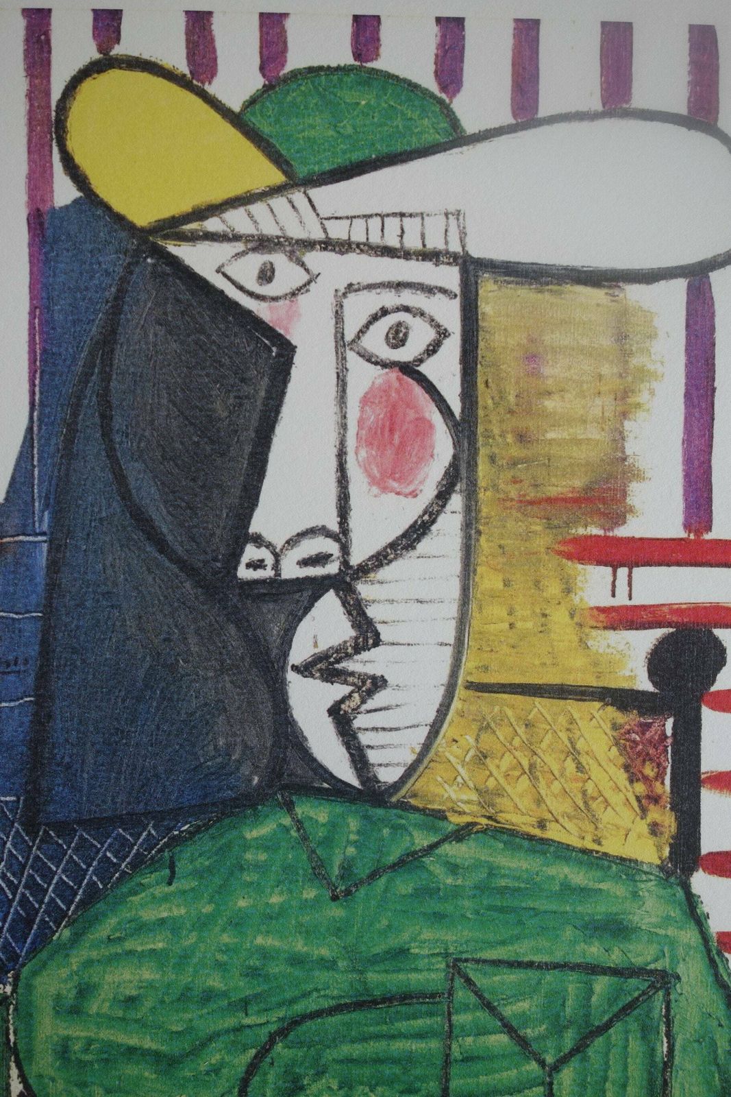 Fine Cubist Edition Print   Portrait Of A Woman, Pablo Picasso, Signed & Stamped photo for sale