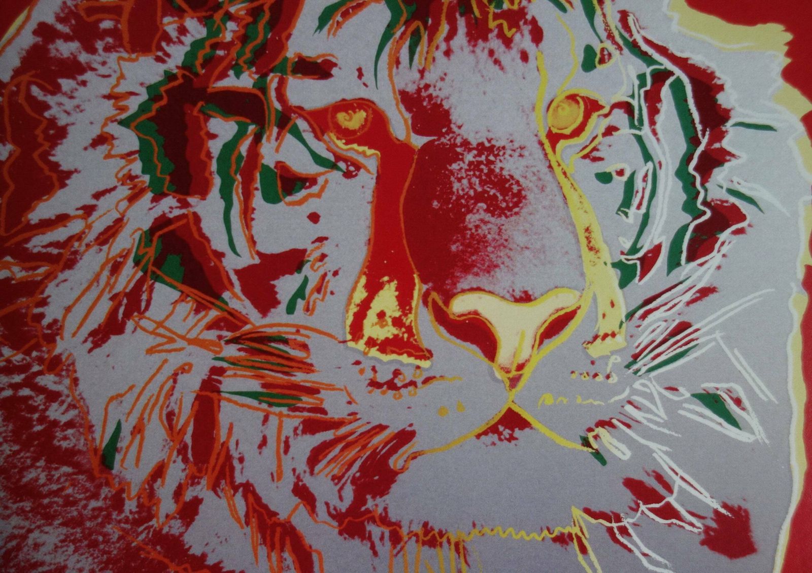 Fine Pop Art Limited Edition Print   Animal Series   Tiger, Andy Warhol, Signed & Numbered photo for sale
