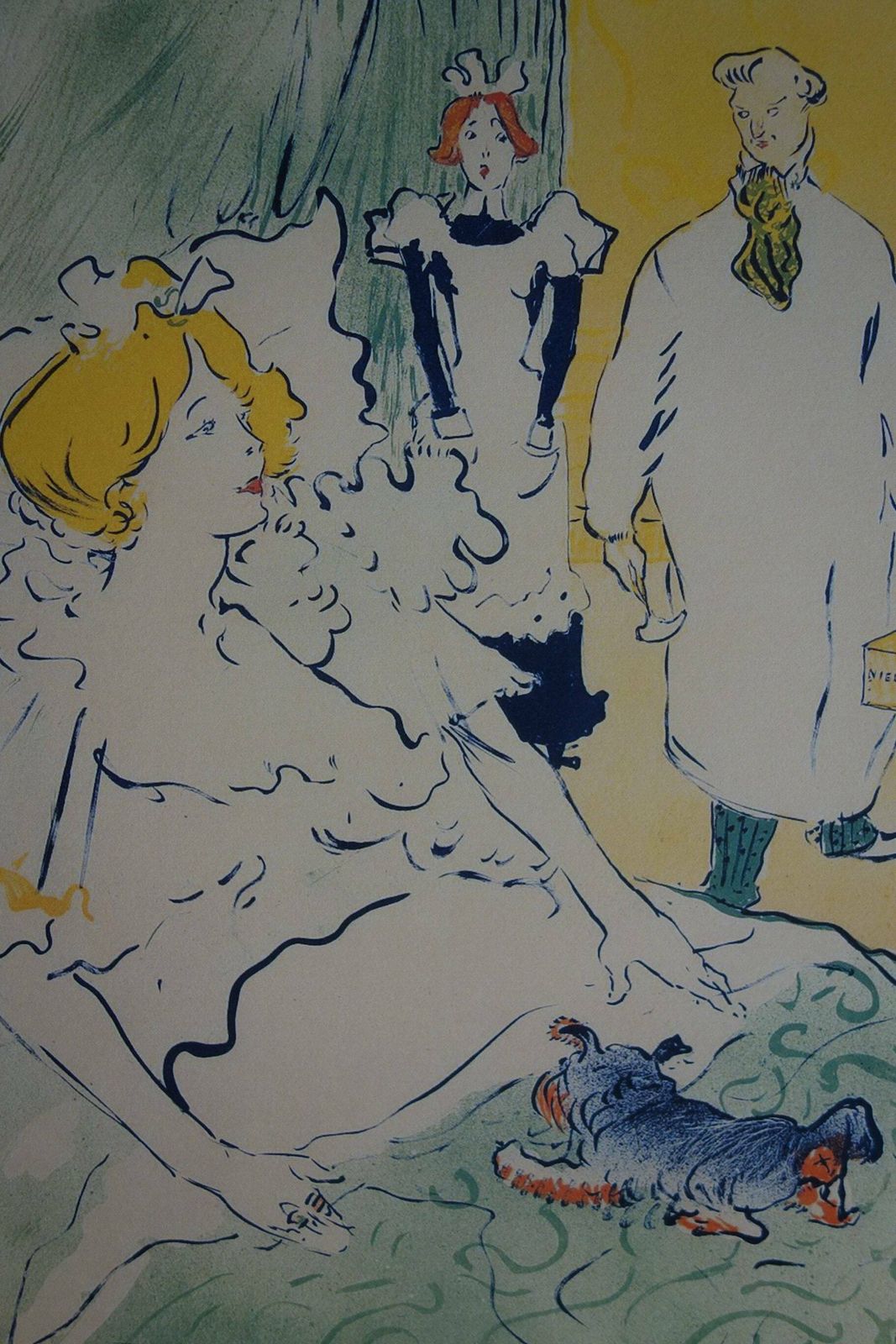 Fine Art Deco Post Impressionist Limited Edition Print, Henri De Toulouse Lautrec, Signed & Numbered photo for sale