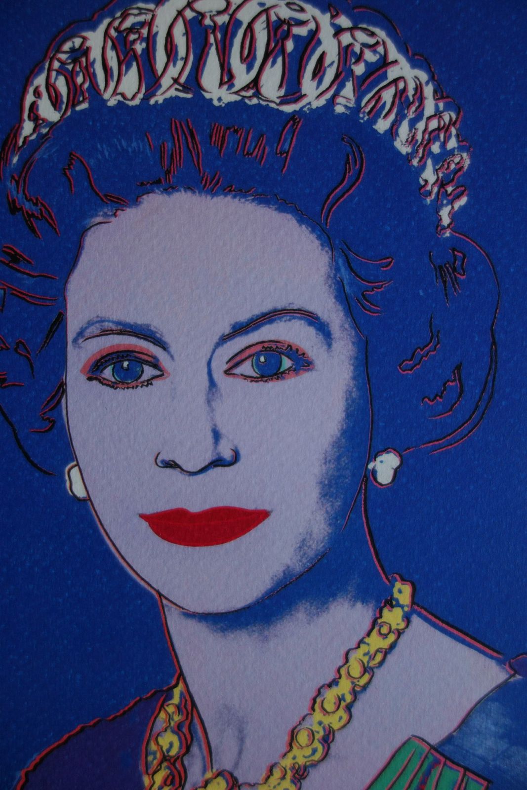 Fine Pop Art Limited Edition Print – Celebrity Portrait Series   Queen Elizabeth, Andy Warhol, Signed & Numbered photo for sale