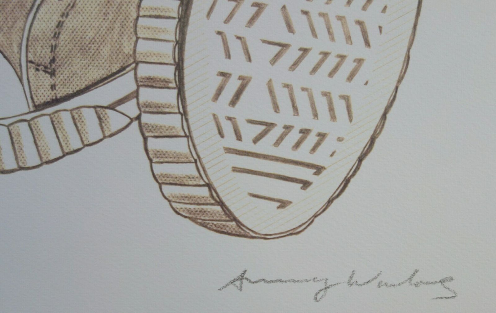 Fine Pop Art Limited Edition Print   Illustration   Shoes, Andy Warhol, Signed & Numbered photo Art