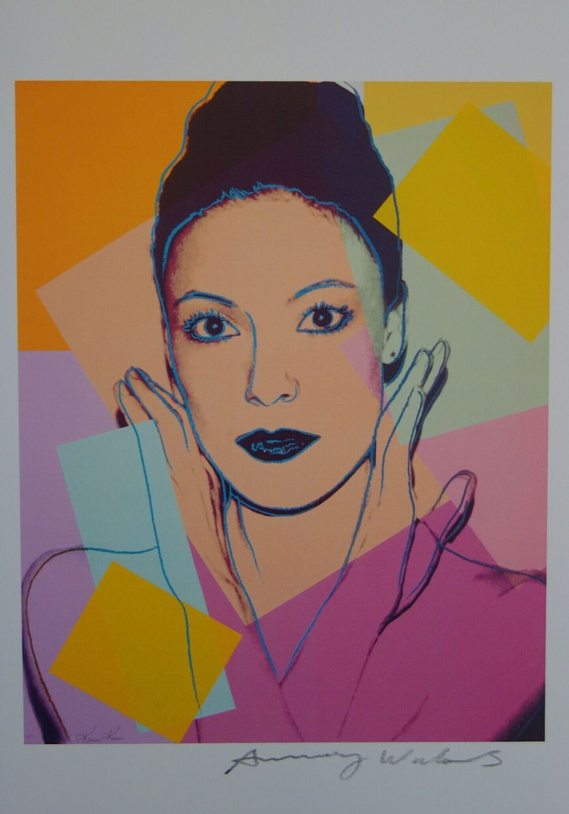 Fine Pop Art Limited Edition Print – Celebrity Portrait Series, Andy Warhol, Signed & Stamped