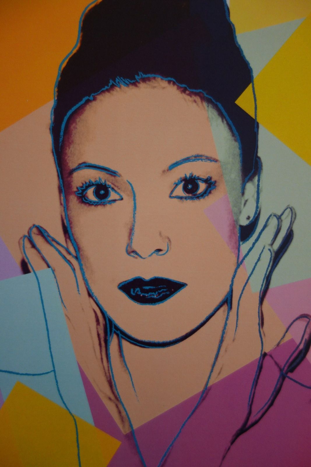 Fine Pop Art Limited Edition Print – Celebrity Portrait Series, Andy Warhol, Signed & Stamped photo furniture