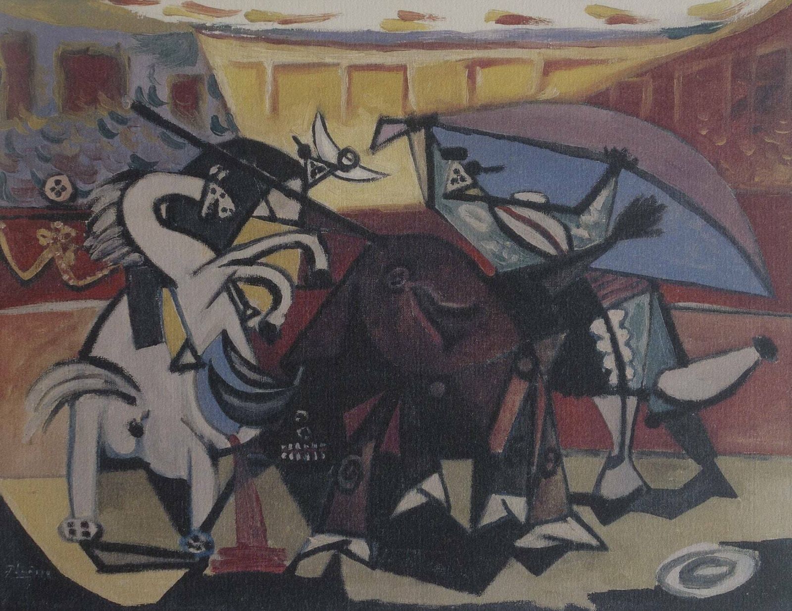 Fine Cubist Limited Edition Print   Mythology, Pablo Picasso, Signed & Numbered photo furniture