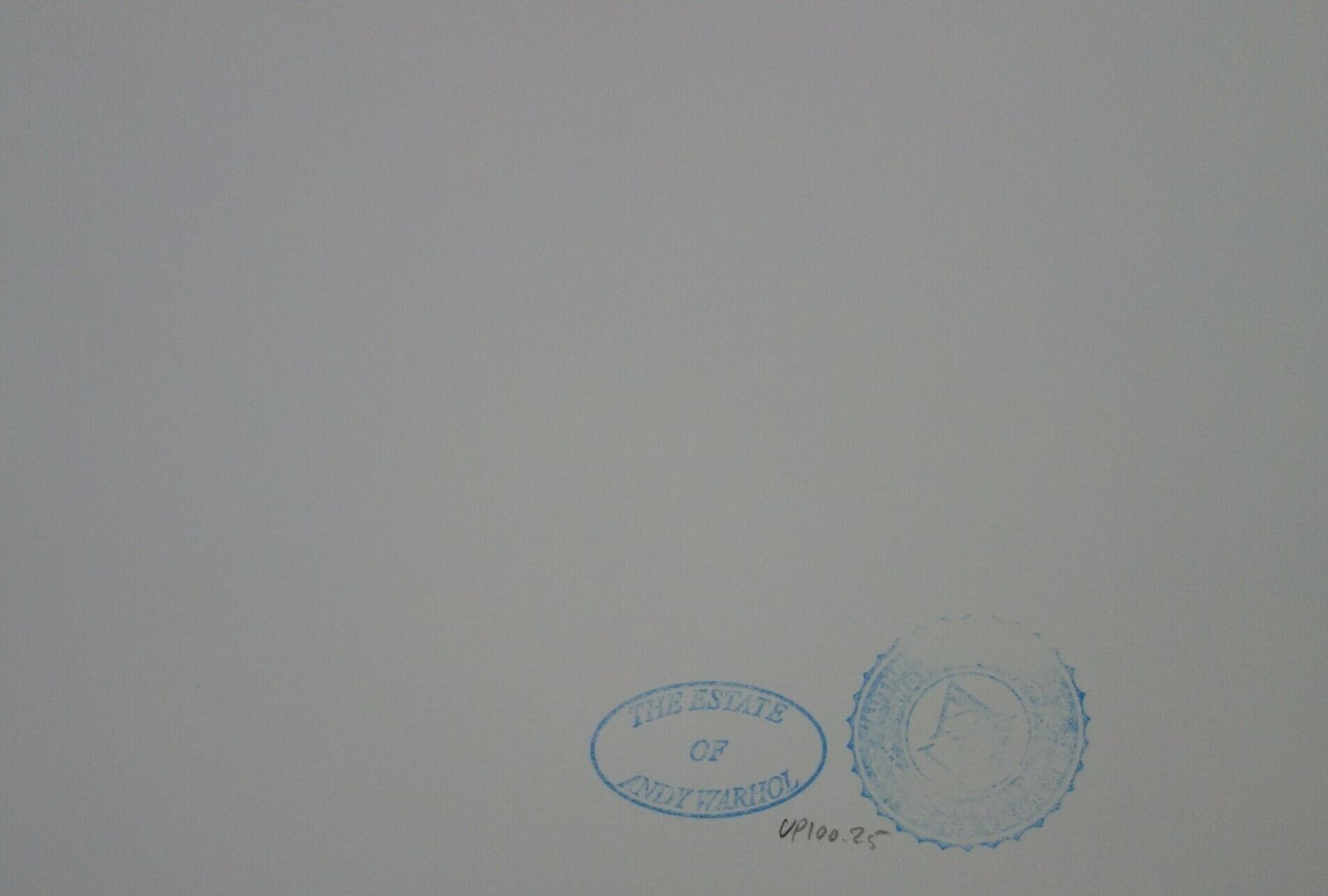 Fine Pop Art Limited Edition Trial Proof Print, Andy Warhol, Signed & Stamped With Estate Stamp photo Art