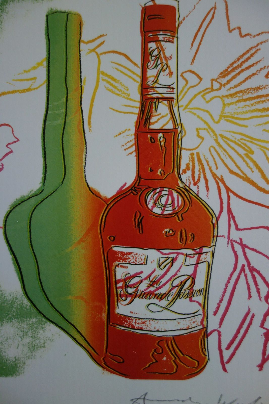 Fine Pop Art Limited Edition Trial Proof Print, Andy Warhol, Signed & Stamped With Estate Stamp photo furniture