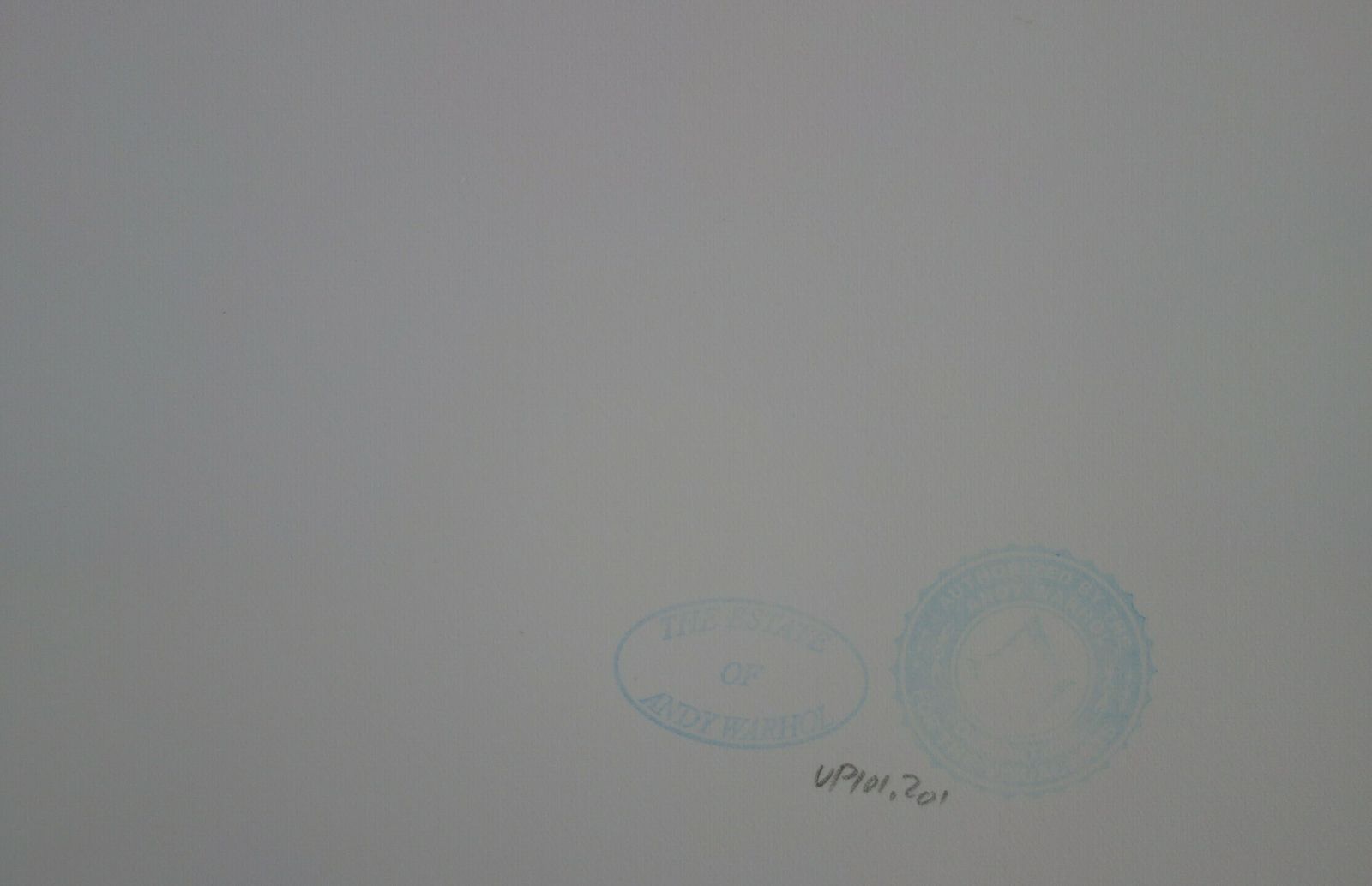 Fine Pop Art Limited Edition Trial Proof Print, Andy Warhol, Signed & Stamped With Estate Stamp photo Art