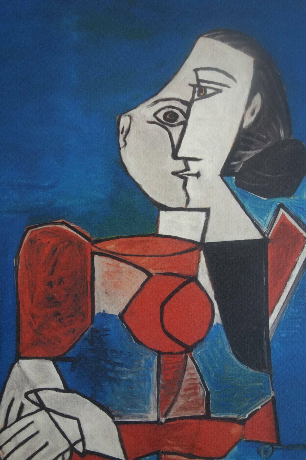 Fine Cubist Limited Edition Print   Portrait Of A Woman, Pablo Picasso, Hand Signed & Numbered photo for sale
