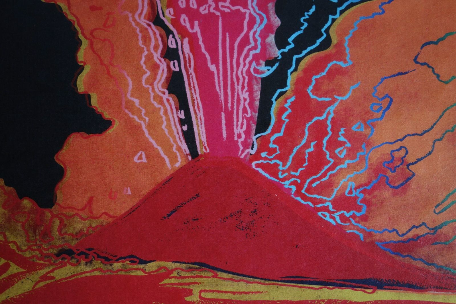Fine Pop Art Limited Edition Print – Vesuvius, Andy Warhol, Signed & Numbered – Estate Stamp photo for sale
