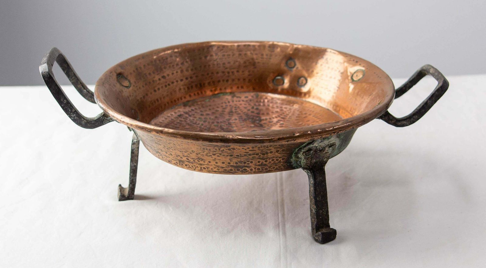 French Copper & Iron Centerpiece, 19th Century photo 755.0