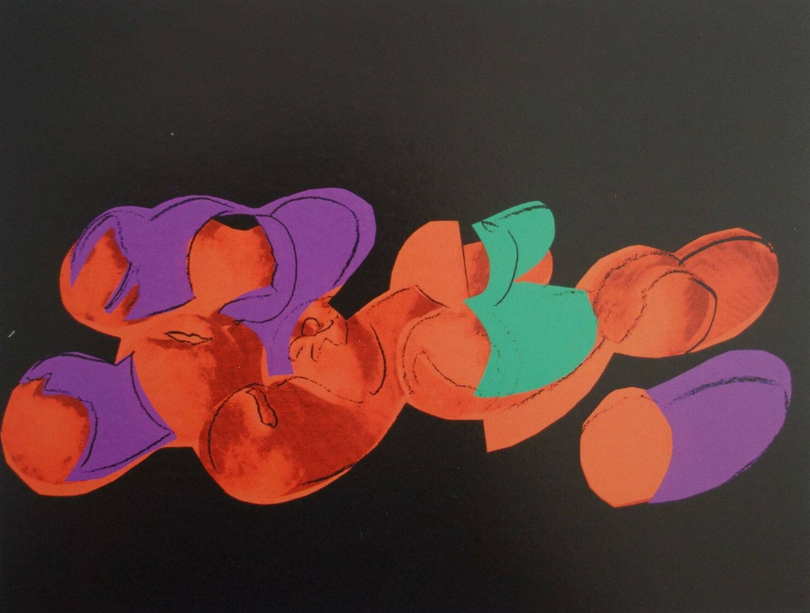 Fine Pop Art Edition Trial Print – Fruits, Andy Warhol, Signed & Stamped With Estate Stamp photo furniture