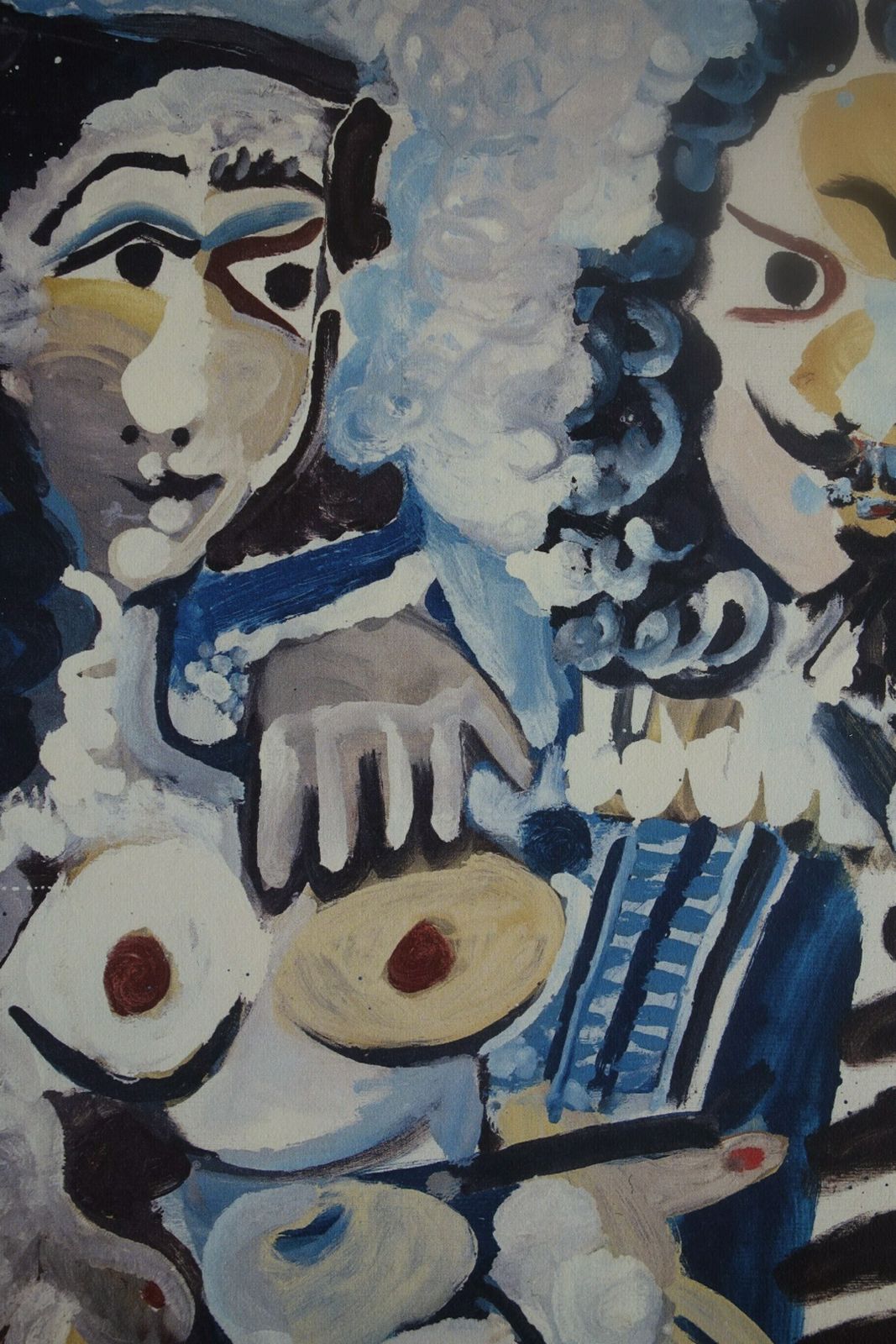 Fine Cubist Limited Edition Print   Musketeer And Nude, Pablo Picasso, Hand Signed & Stamped photo 183.0