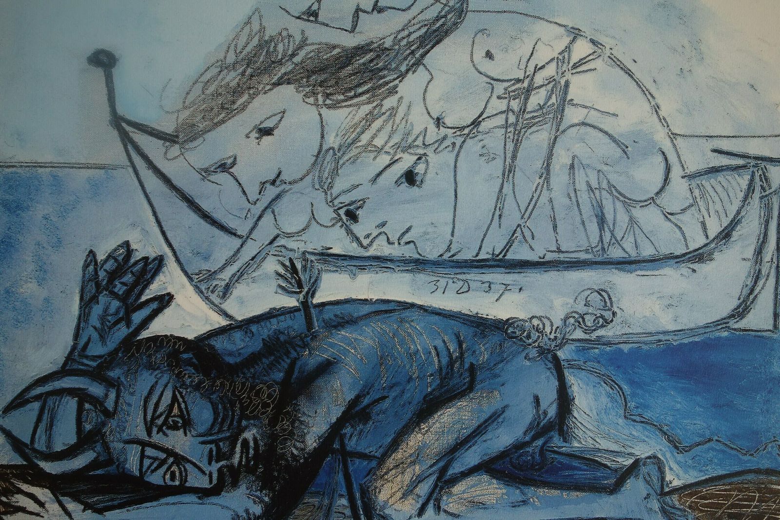 Fine Cubist Limited Edition Print   Mythology, Pablo Picasso, Hand Signed & Stamped photo for sale