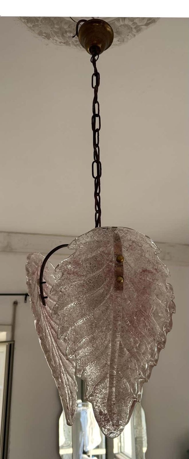 Gorgeous Murano Rose Bud Chandelier 1980's photo Lighting