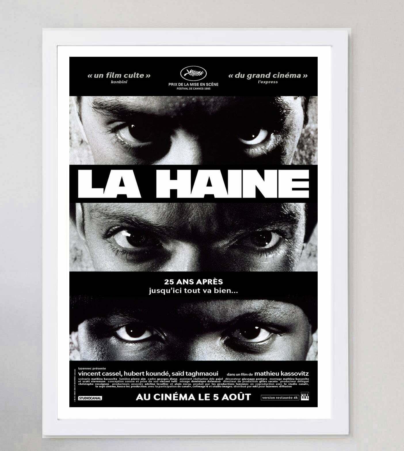La Haine (French) Original Vintage Poster photo for sale