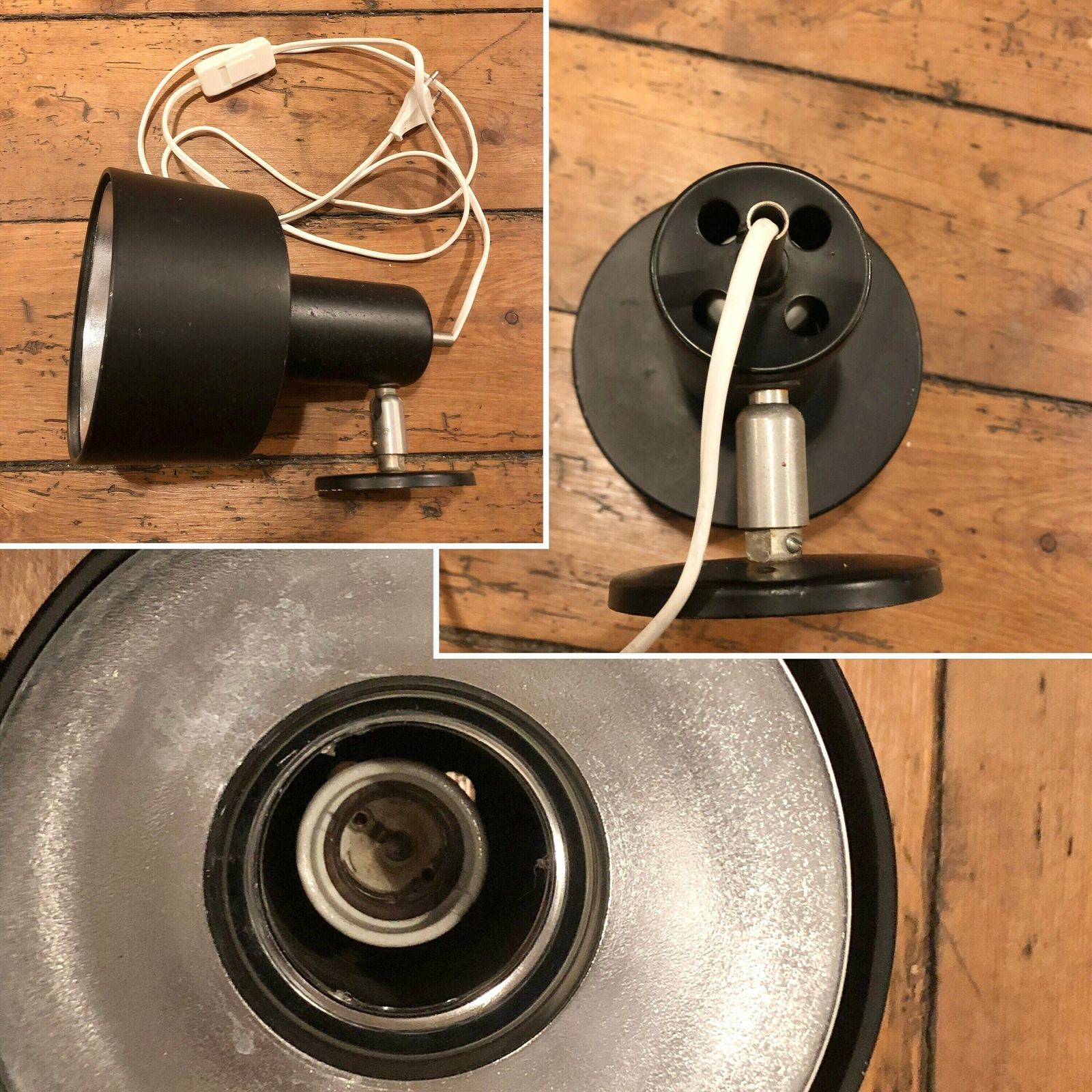 Danish Modernist "Louisiana" Wall Lamp   Design From Louis Poulsen Model "Alux Scala" photo vintage