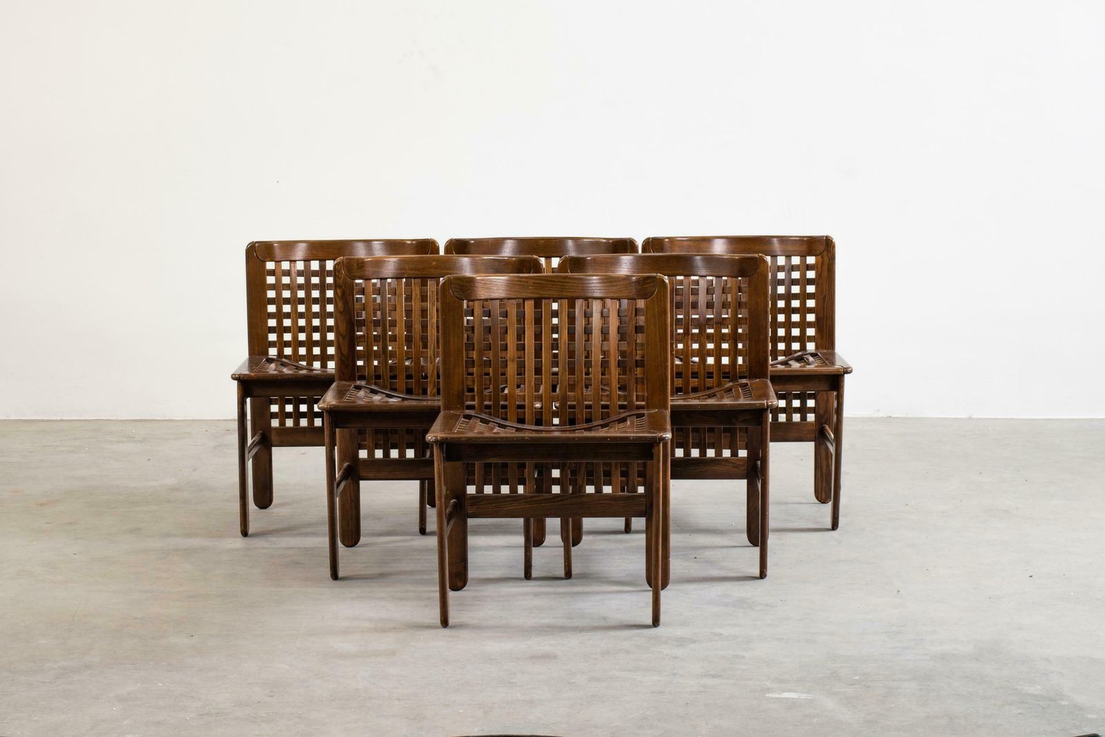 Titina Ammannati & Giampiero Vitelli Six Transenna Chairs By Pozzi And Verga 197 photo furniture