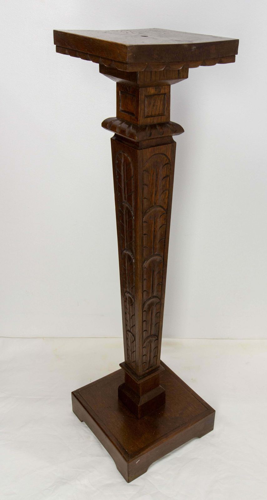 French Oak Sellette Or Plant Holder In The Louis XIII Style, Circa 1900 photo Home Decor