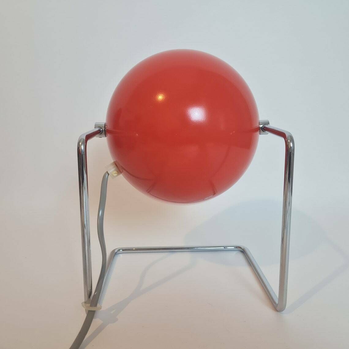 Vintage Space Age Atomic Table Lamp By Josef Hůrka For Napako, 1960's, Marked photo for sale
