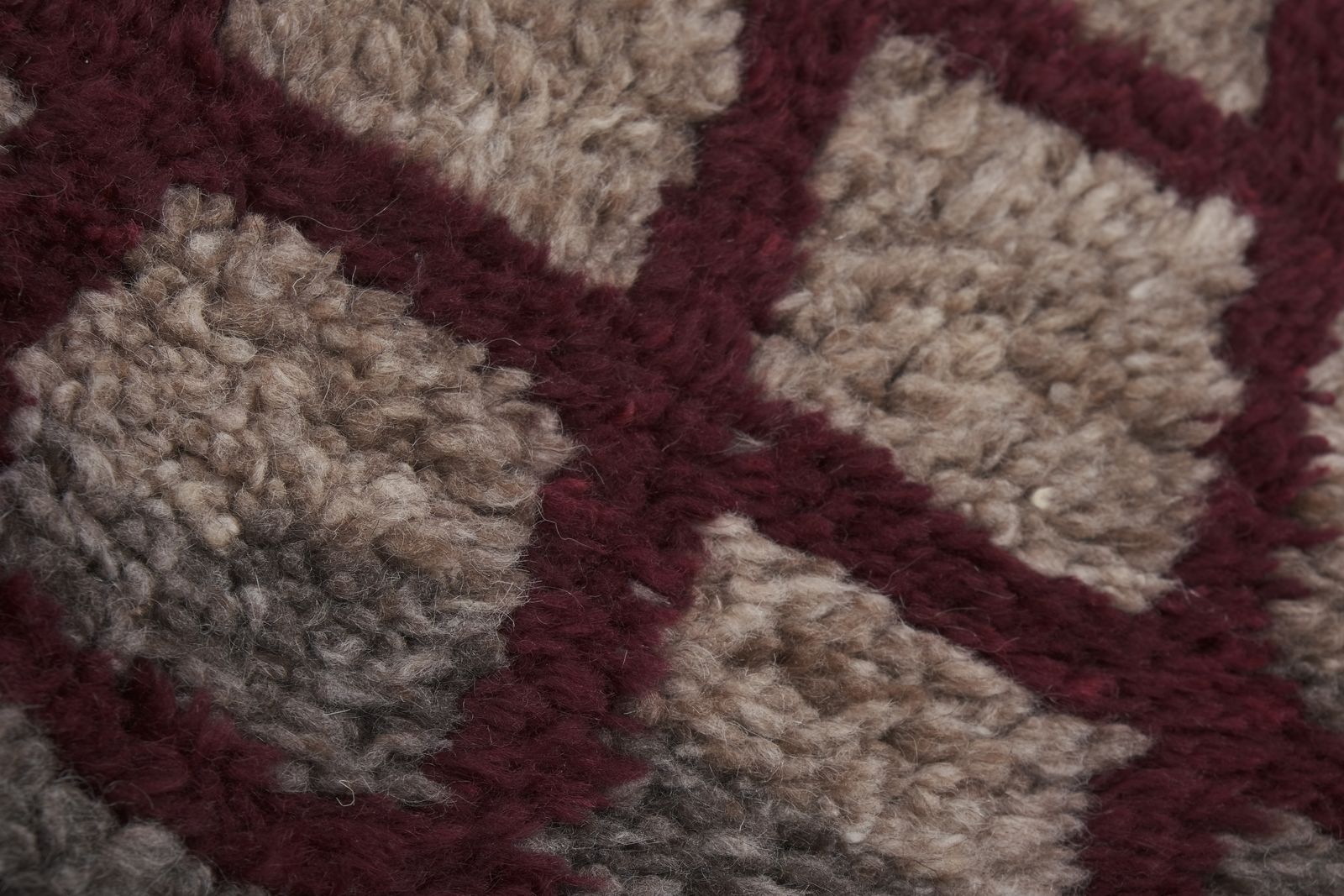 Vintage Angora Wool Tulu Rug, 1960s photo vintage