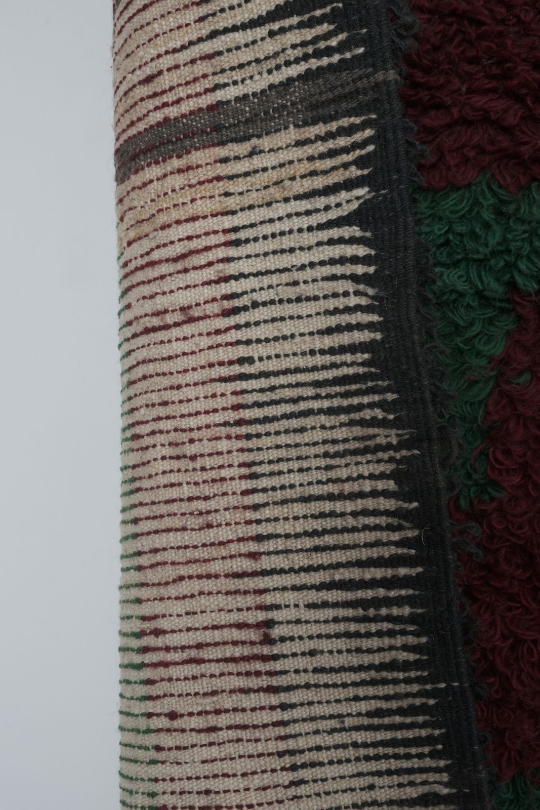Mid Century Modern Tulu Turkish Tulu Rug With Tribal Pattern 3'11'' X 6'10'' photo vinterior