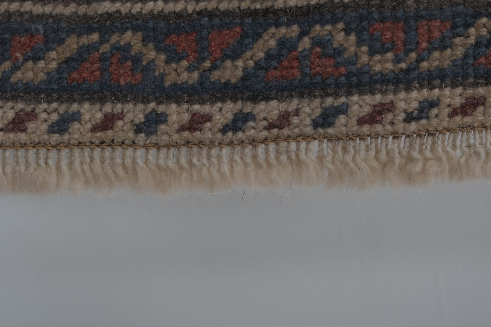 Red Turkish Vintage Handmade Geometric Anatolian Rug   Set Of Two photo Textiles