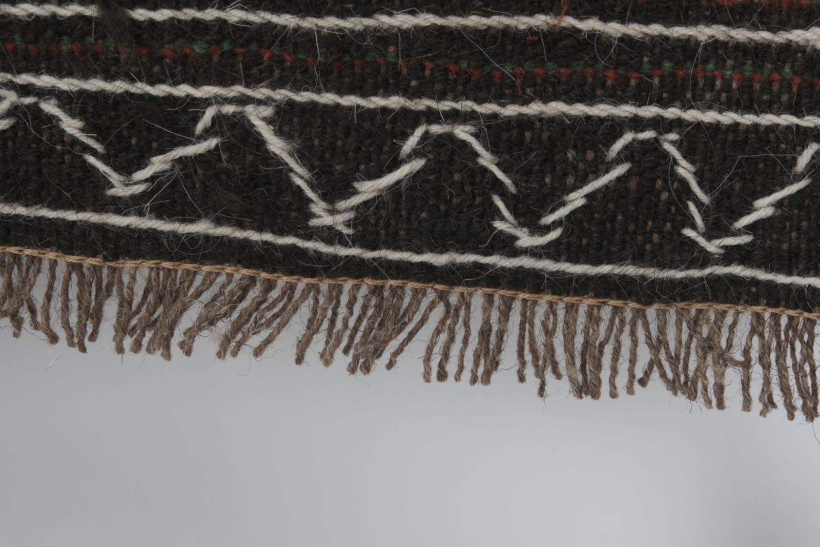 Textiles 1960s Vintage Animal Soumac Kilim Rug photo