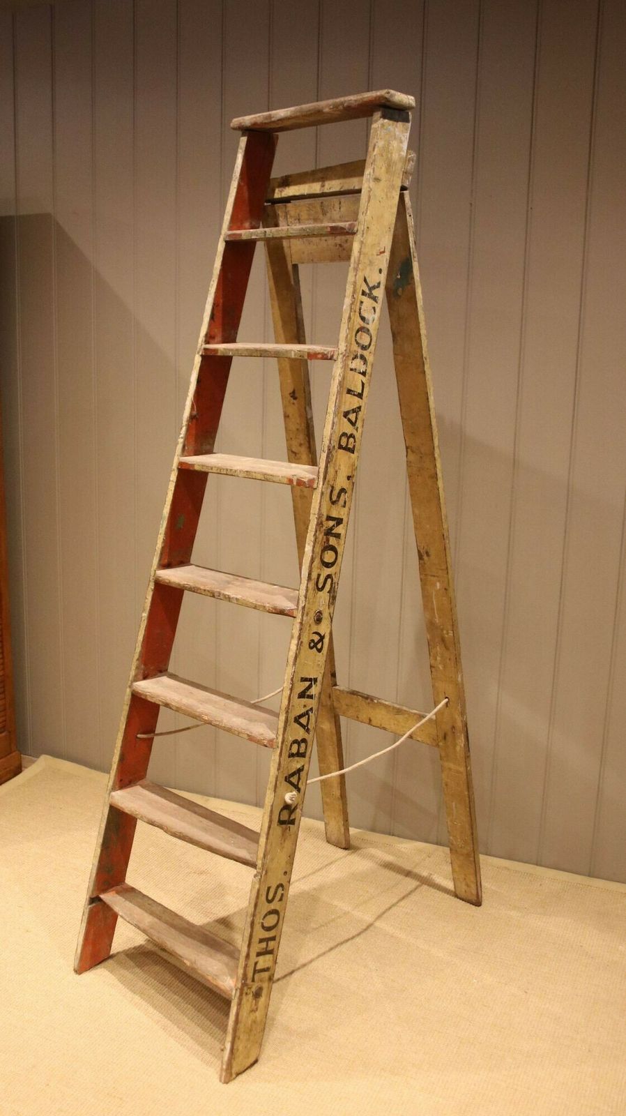 Set Of Rustic Ash Step Ladders photo furniture