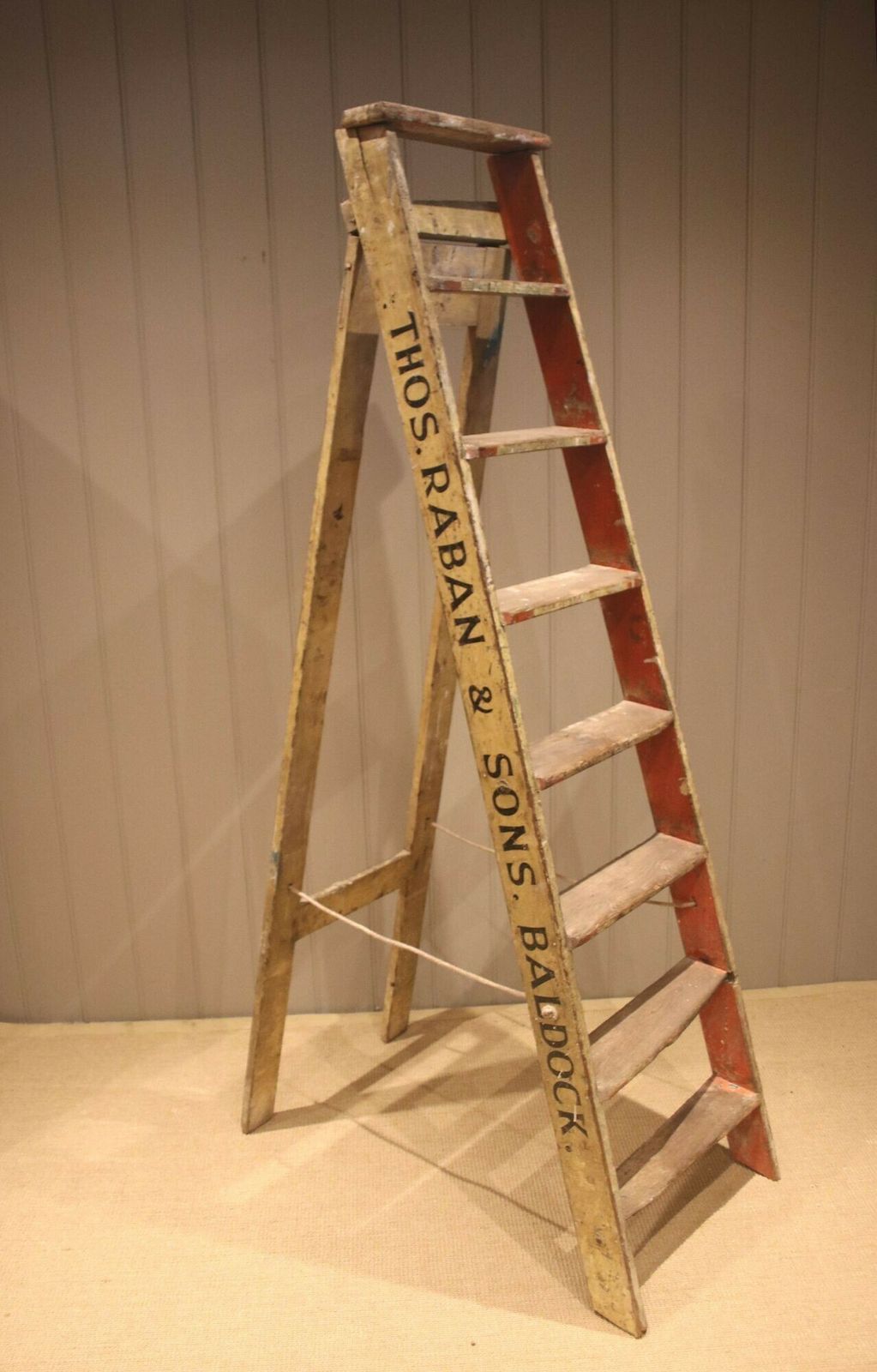 Set Of Rustic Ash Step Ladders photo Home Decor